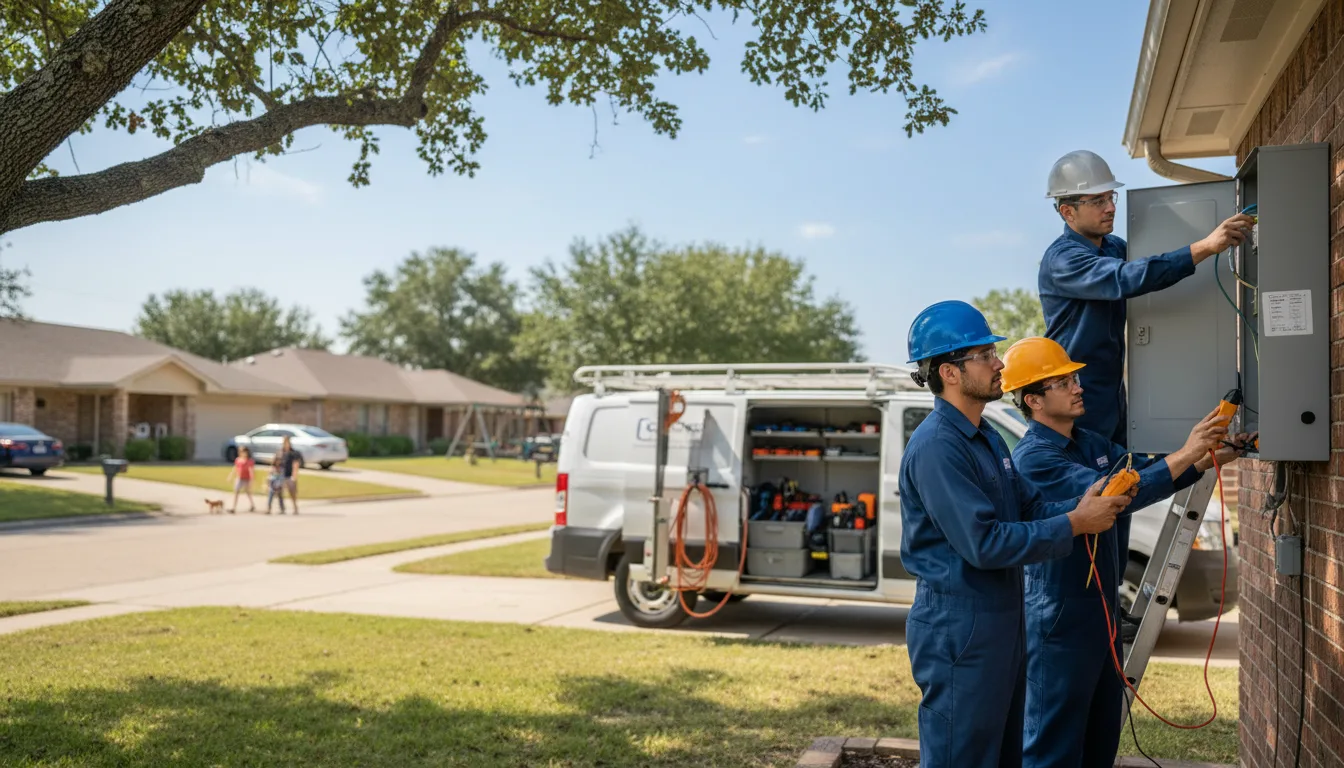 Certified electrician providing emergency electrical services in Wellington, MO